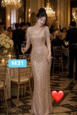 Váy dài kim sa - Ảnh 2