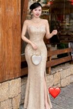 Váy dài kim sa - Ảnh 3