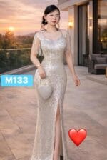 Váy dài kim sa - Ảnh 4