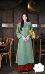 Áo dài Tằm, kim sa - Ảnh 14