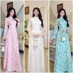 Áo dài Lụa, gấm - Ảnh 19