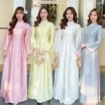 Áo dài Lụa, gấm - Ảnh 17