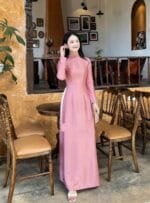 Áo dài Lụa, gấm - Ảnh 14