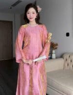 Áo dài Tằm, kim sa - Ảnh 6