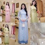 Áo dài Lụa, gấm - Ảnh 2