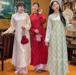 Áo dài Tằm, kim sa - Ảnh 4