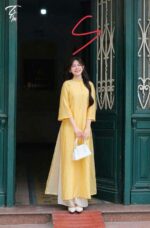 Áo dài tằm 4 tà